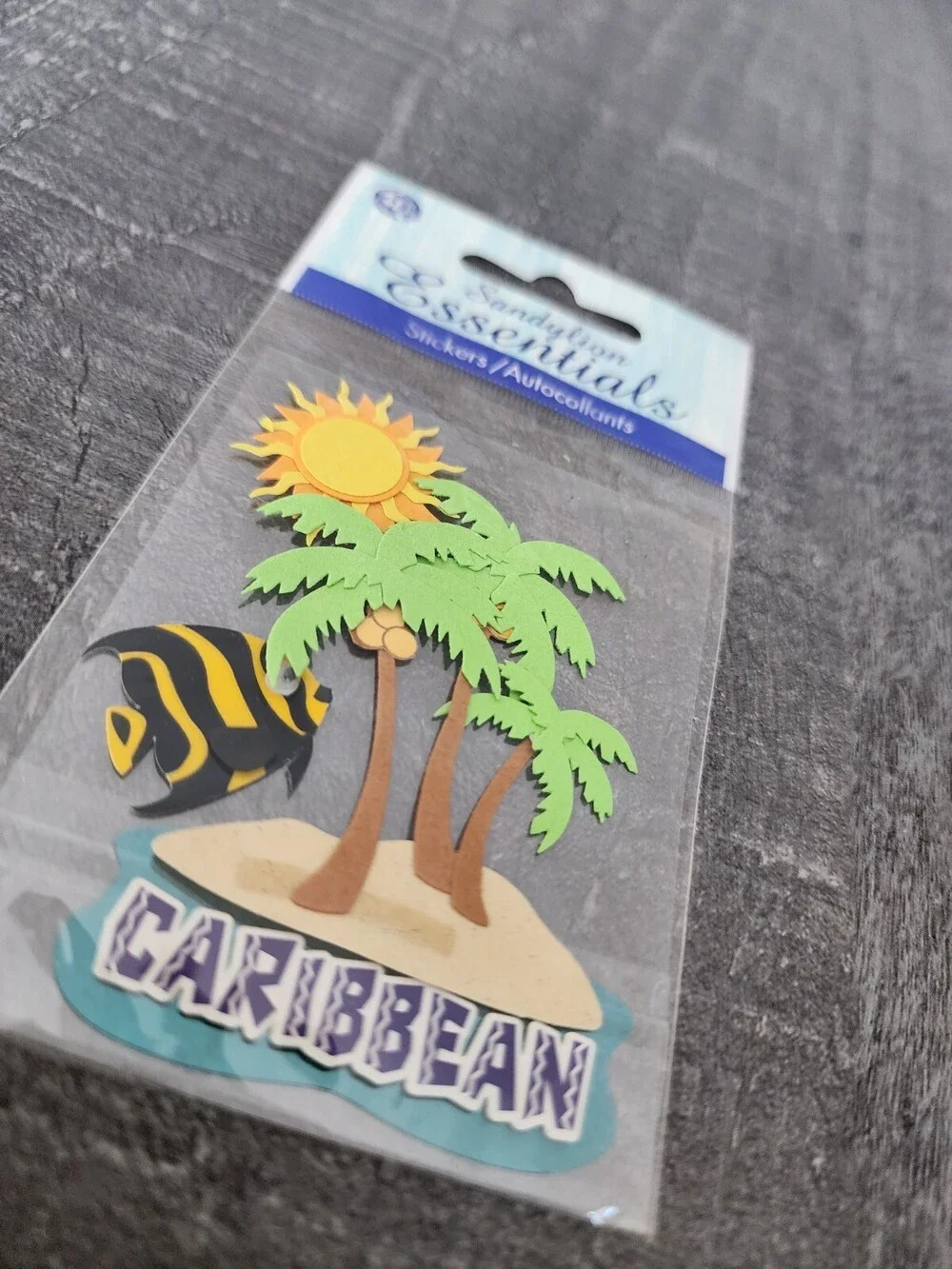 3D Stickers - Caribbean Tropical Fish Sandylion Essentials 3D - NEW RETIRED #28